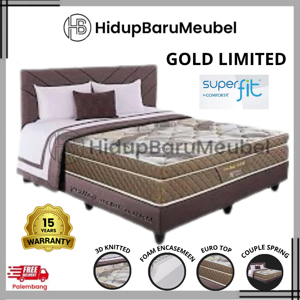Springbed Superfit Gold Limited by Comforta / Spring Bed Kasur Matras Comforta / Tempat Tidur Kasur 