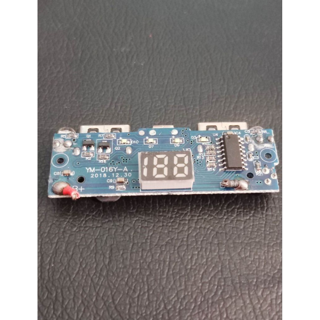 Modul Powerbank Digital Led Fast Charger 2,5A 5volt Modul Charger Indikator digital