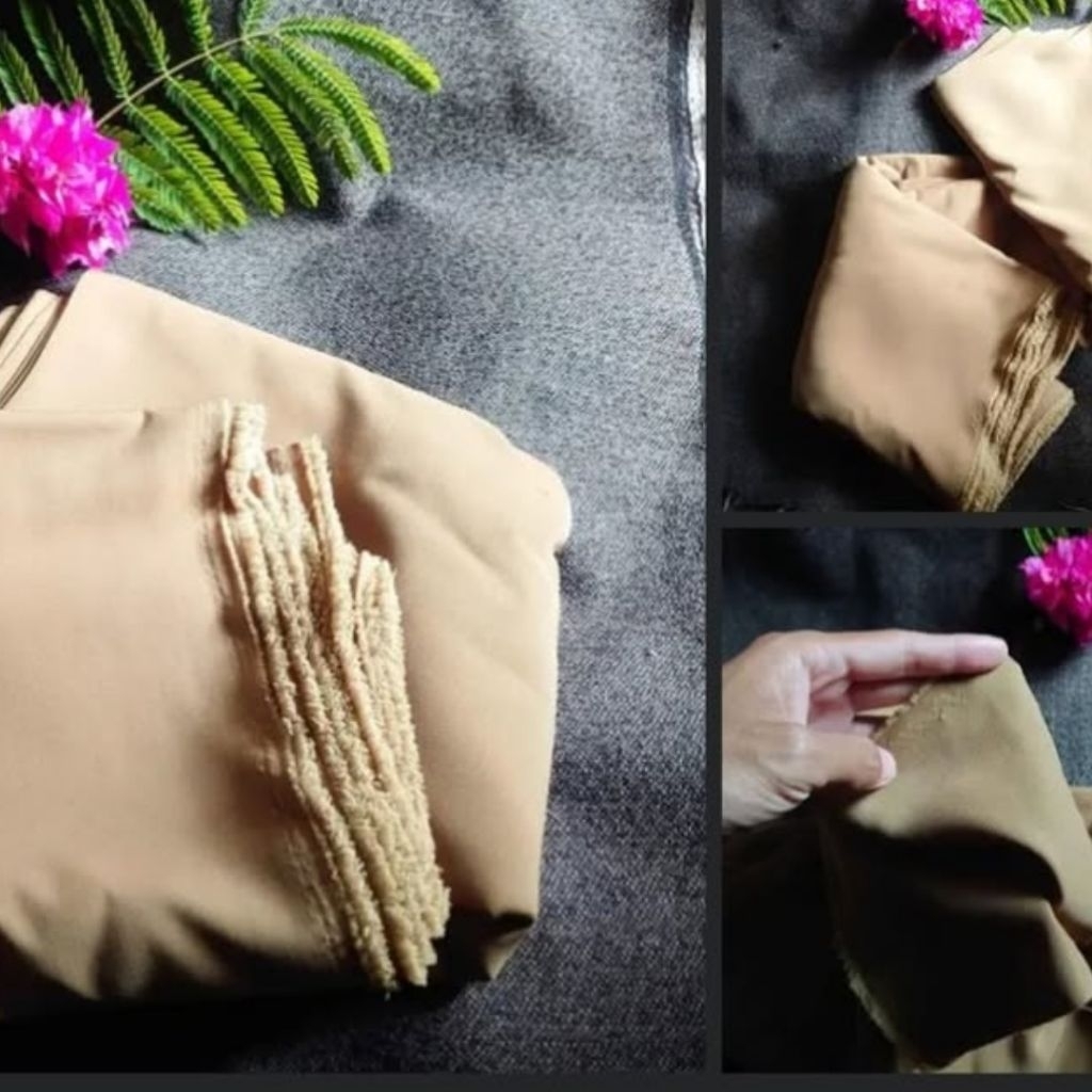 Preloved (New) Kain bahan Khaki Keki ASN PPPK Halus Murah