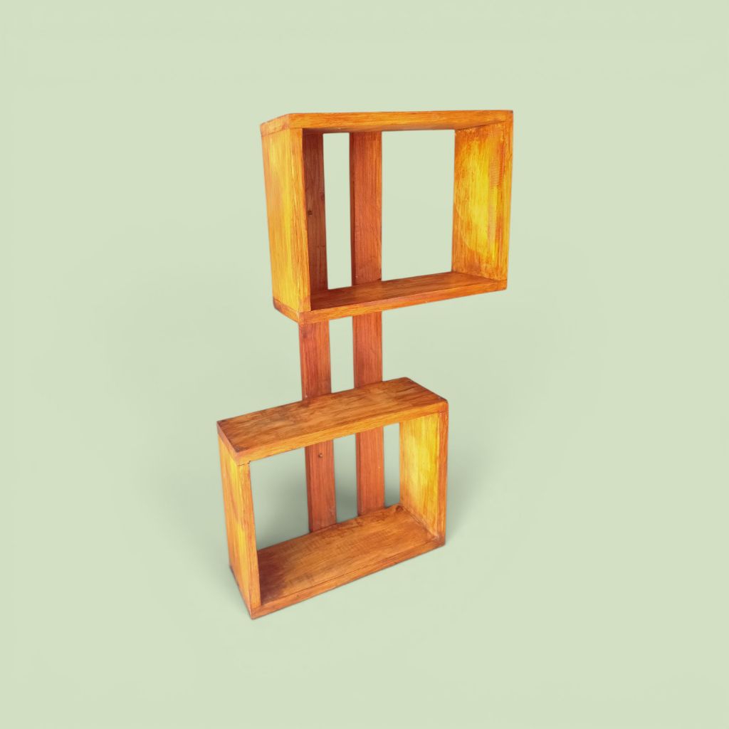rak dinding kayu palet