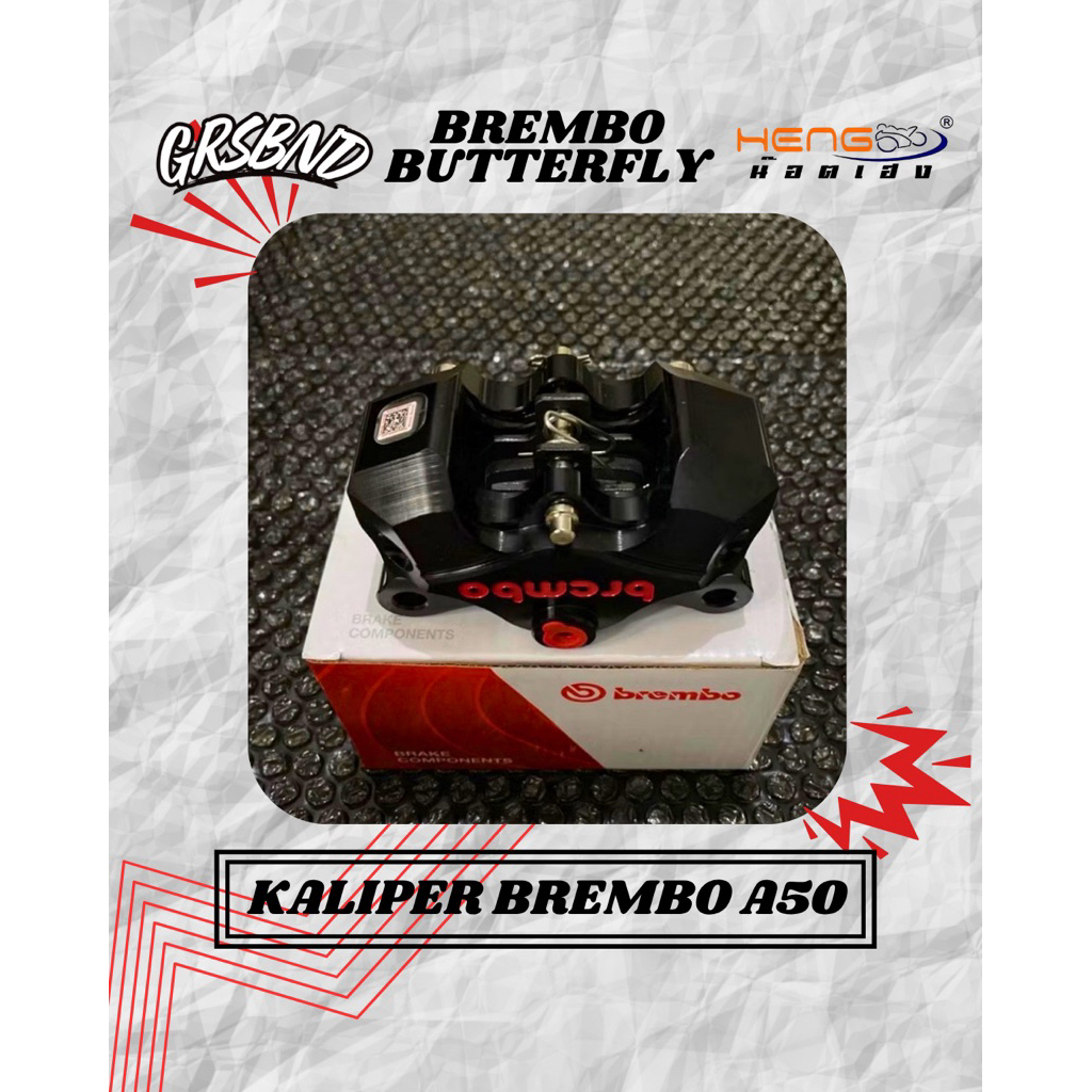 KALIPER BREMBO 2p BUTTERFLY GRADE a50