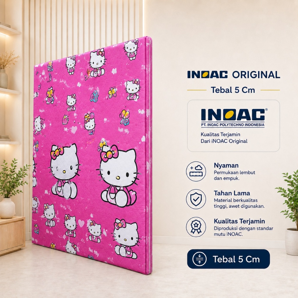 Kasur Busa INOAC EON D23 Original 200 x 90 x 5 cm / Kasur Lantai Tipis / Matras Busa Inoac