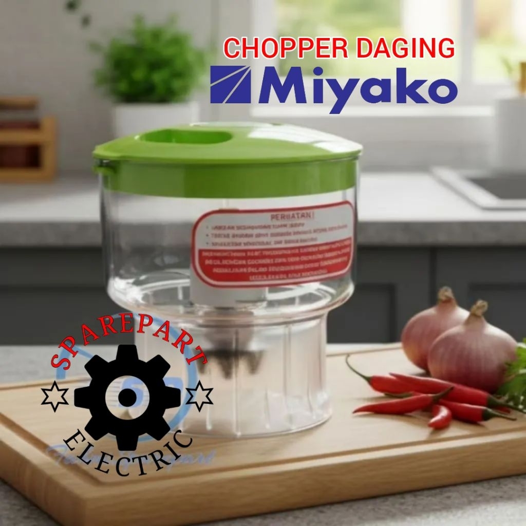 CHOPPER GILINGAN DAGING / MEAT CHOPER BLENDER MIYAKO ORIGINAL GIGI PLASTIK