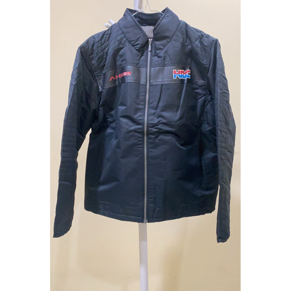NewJaketHRCHitamSizeXL/Honda HRC/