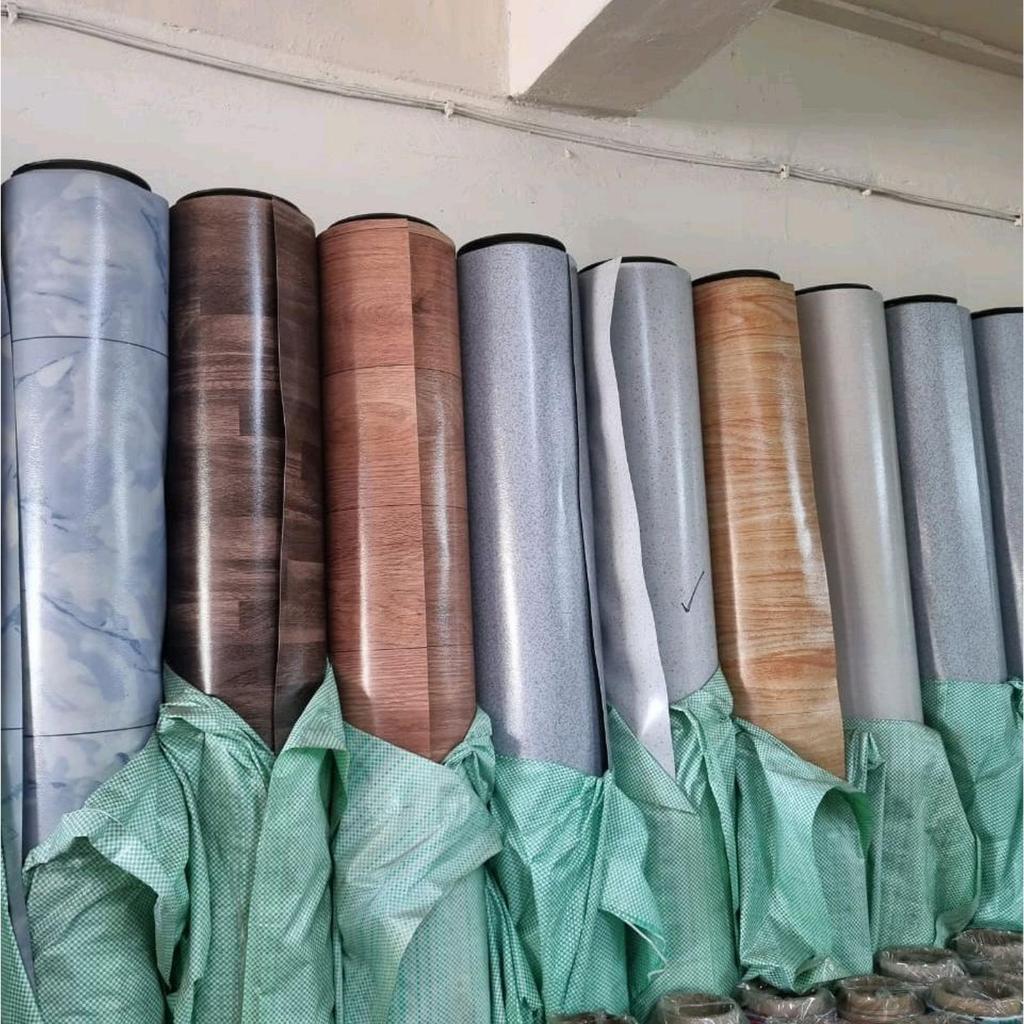 Karpet Plastik ROLL KOREA Vinyl Untuk Meja & Lantai Alas Meja Motif Tahan Air Gampang Di Bersihkan
