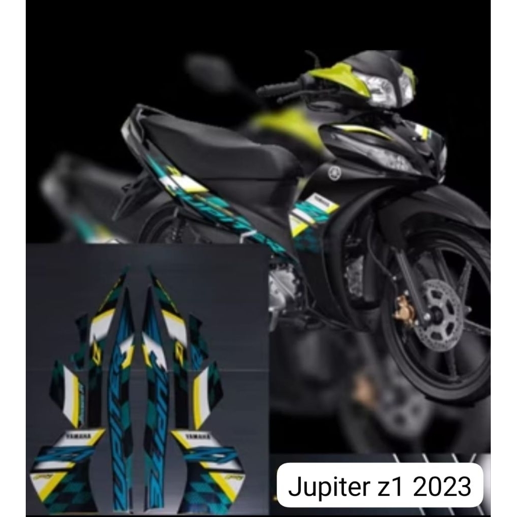 STIKER STRIPING LISBODY YAMAHA JUPITER Z1 2023-2024 KUWALITAS AJS FULSET BODY MOTOR