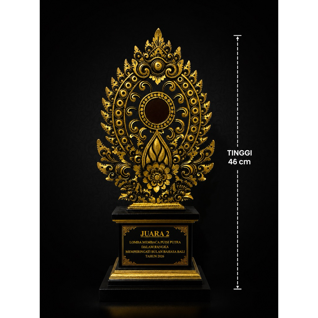 Plakat Ukir Bali T 46 cm