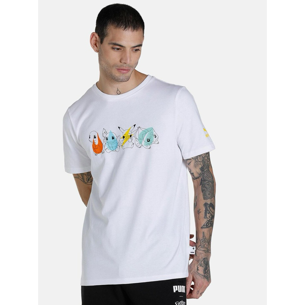 [ORIGINAL] PUMA x POKEMON MEN GRAPIC TEE | Reguler Tshirt Men | Atasan pria | Kaos pria | Tshirt men