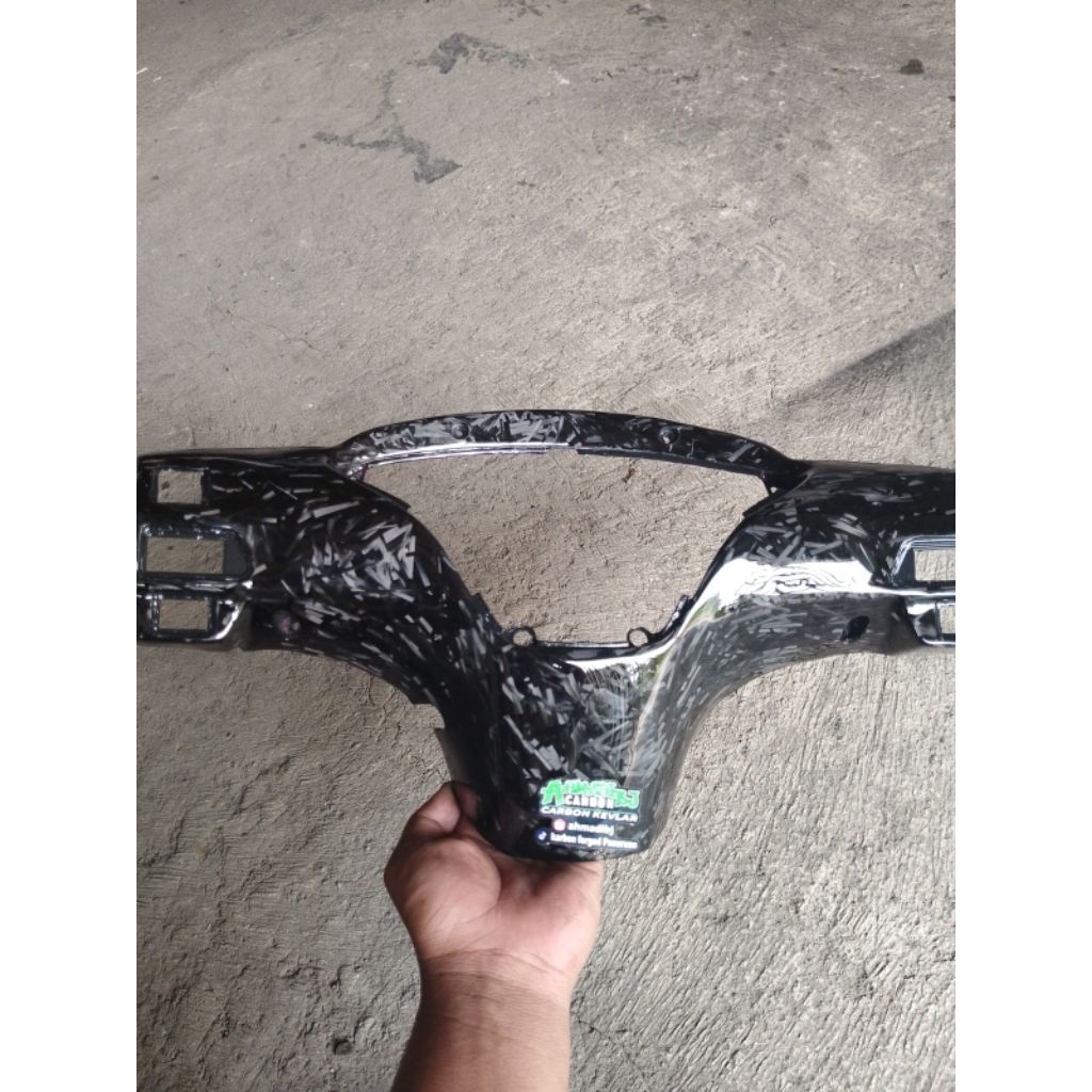 batok Supra x 125 karbon forged visor Supra x 125 karbon forged