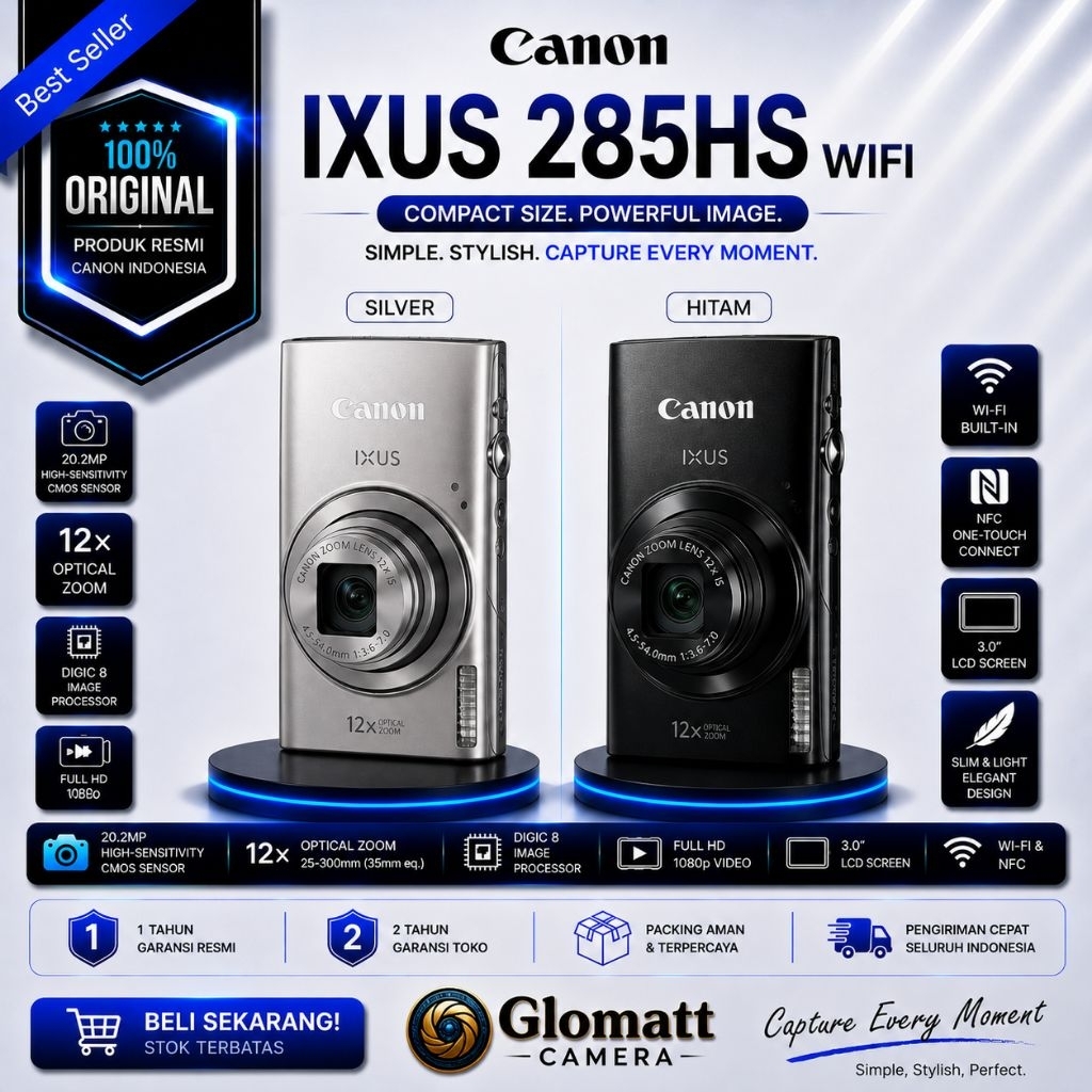 CANON IXUS 285HS WIFI / CANON IXUS 285 POCKET CAMERA WIFI