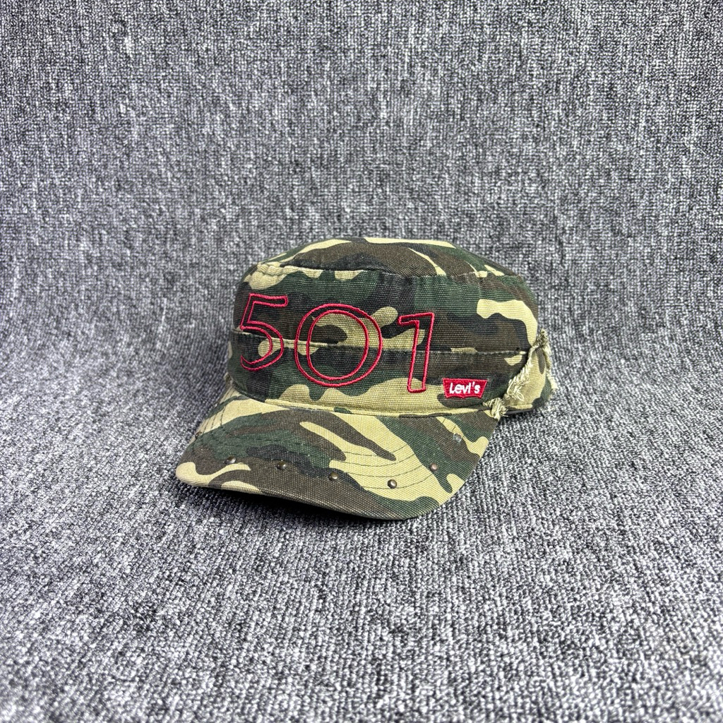 Topi Levis Camo Patrol Cap Komando Second Preloved Original 504