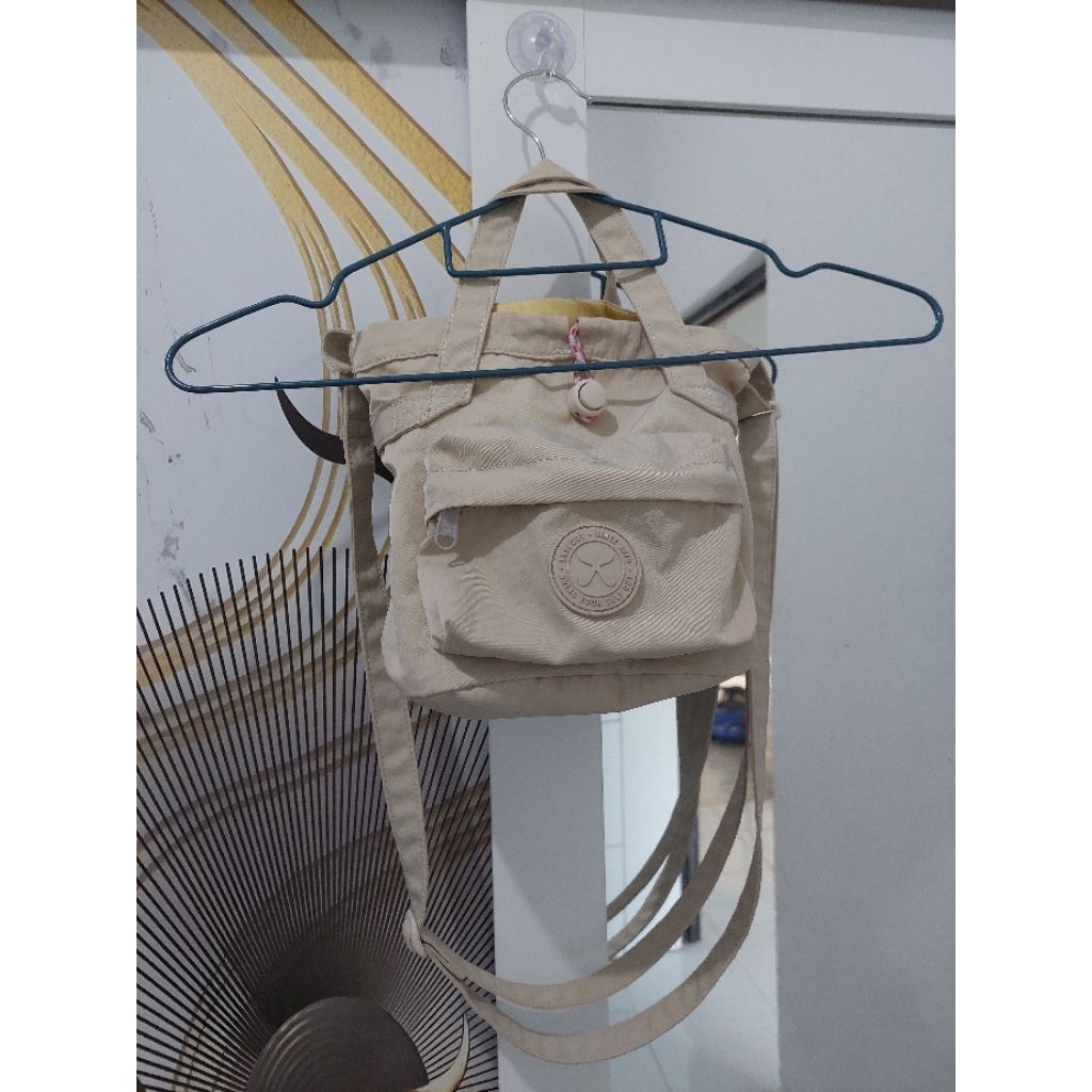second bag tas exsport reround mini beige