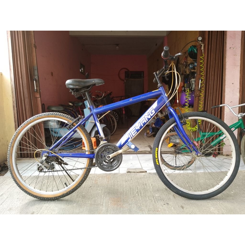 Sepeda Gunung MTB Jieyang UK 24 Inch Speed 3x6 Siap Pakai