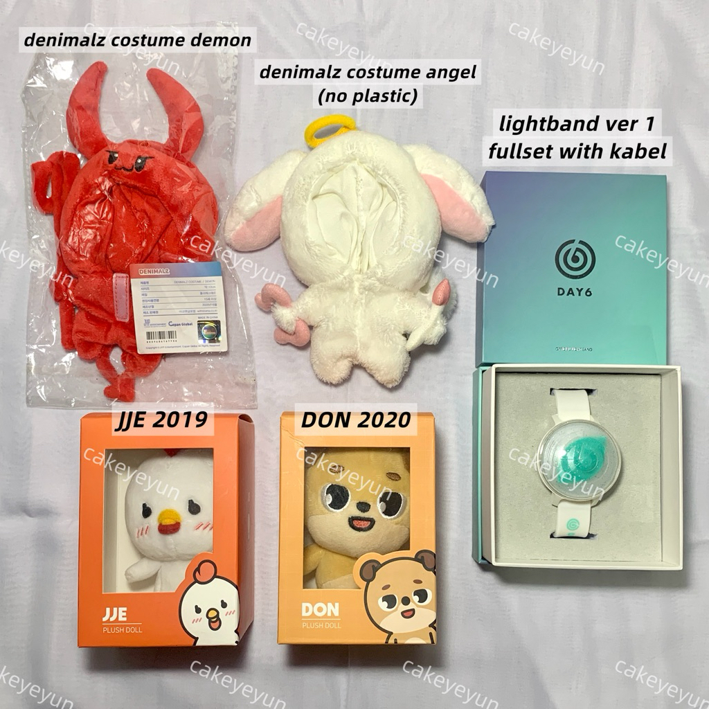 [READY STOCK] official lightband day6 kpop ver 1 v1 denimalz don 2020 jje 2019 plush doll costume