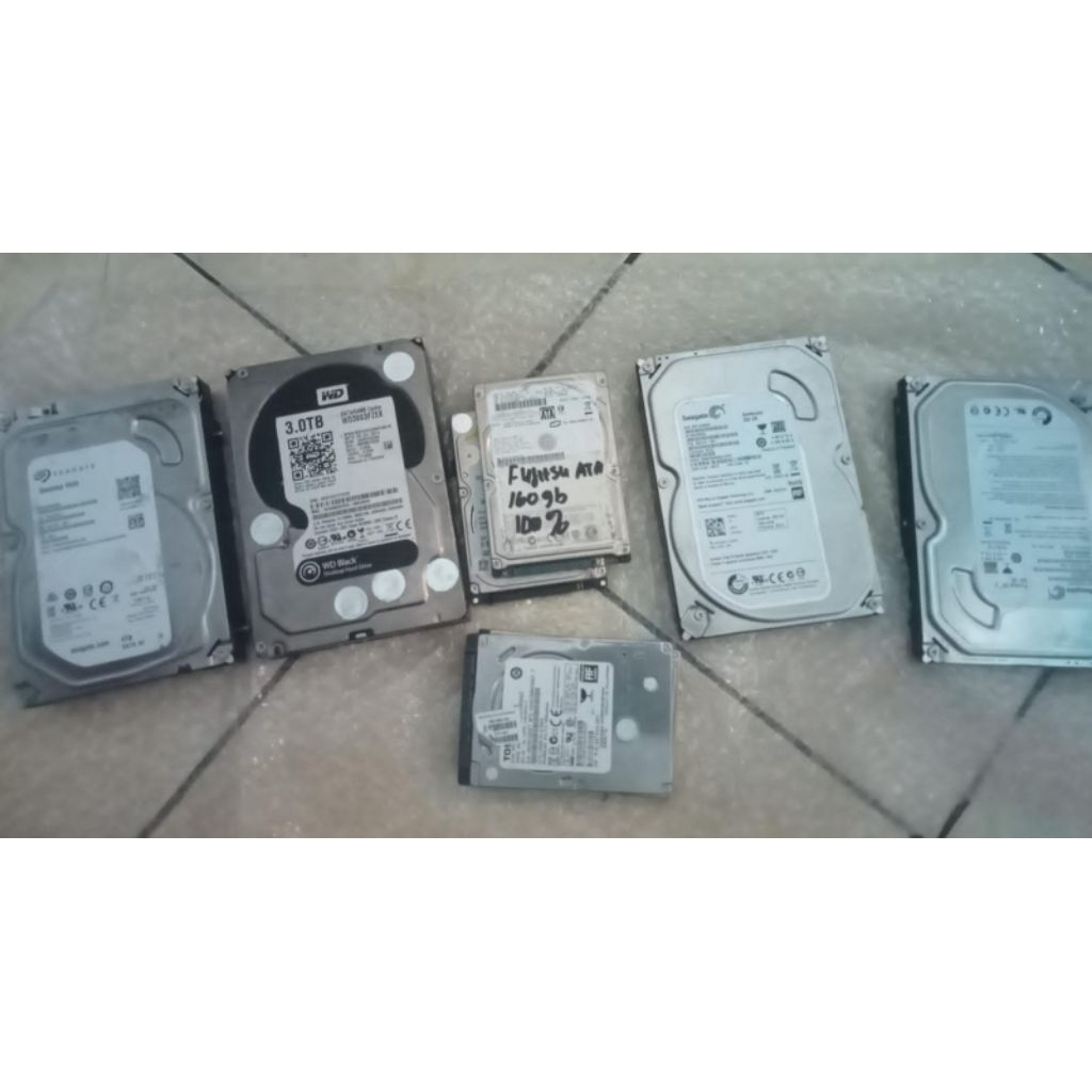 HDD PC jual rusak 8 pcs