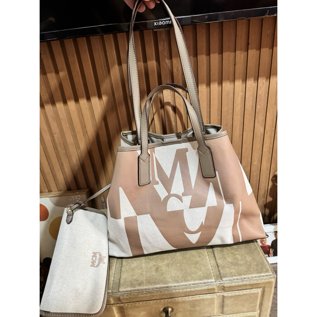 MCM Tote Bag Canvas