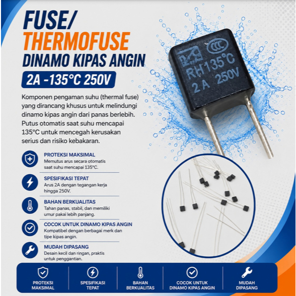 FUSE/THERMOFUSE DINAMO KIPAS ANGIN 2 A -135°