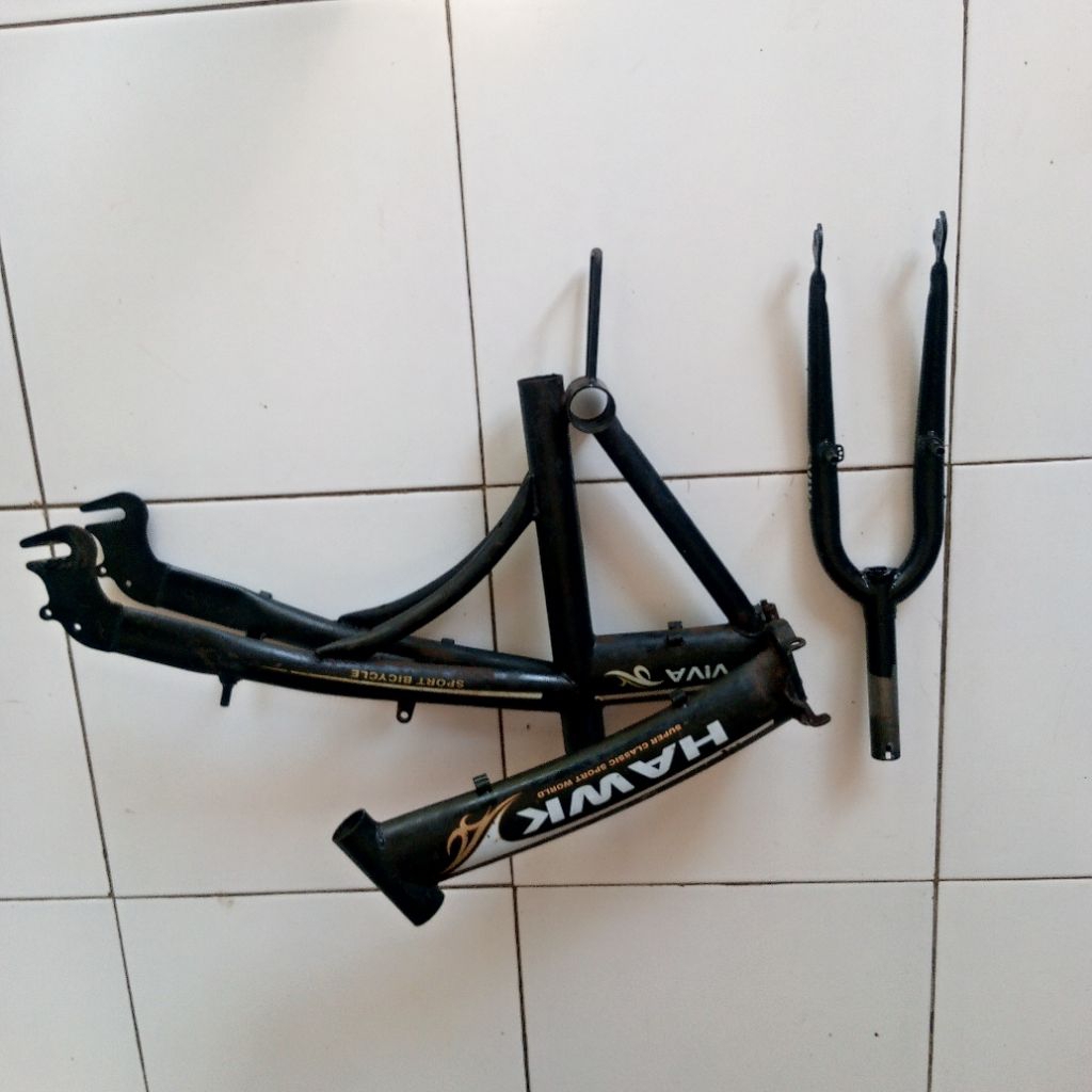 Frame& Fork sepeda lipat 20inch copotan