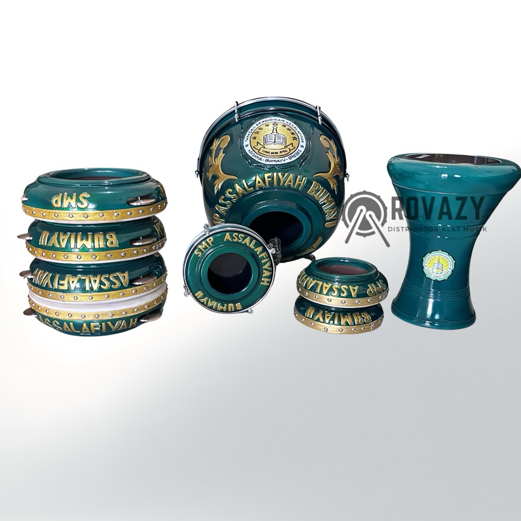 Hadroh 1 set ukir/ paket hadroh 1 set ukir/Hadroh ukir 1set