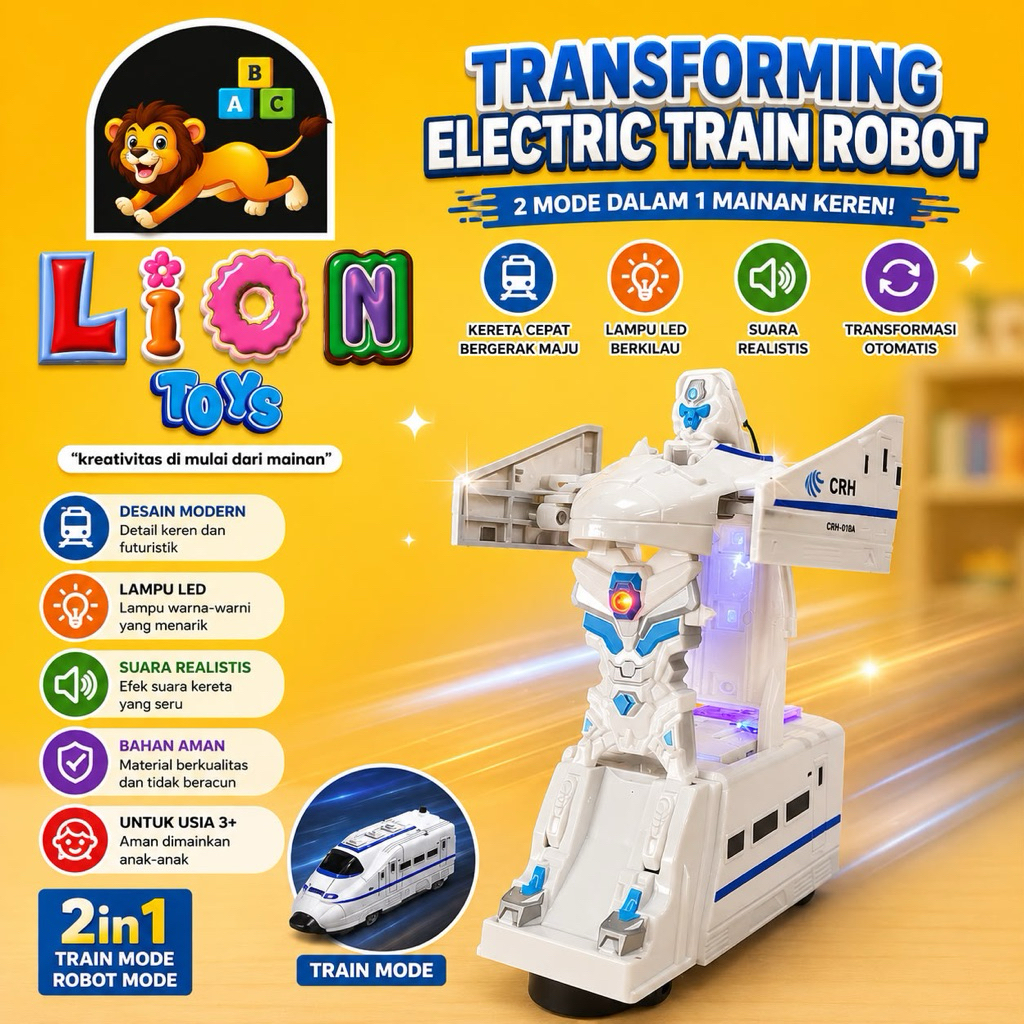 LT - TRAIN TRANSFORMATION KERETA API ROBOT N1956