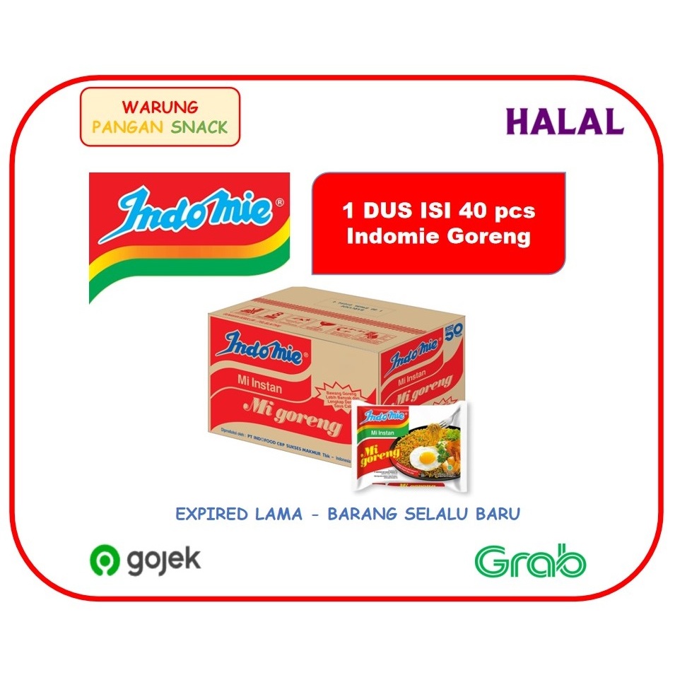 WARUNG PANGAN SNACK | Indomie Goreng 1 Dus isi 40pcs
