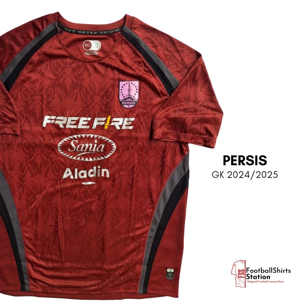 Jersey Persis Solo GK Alternate Player Issue 2024/2025 Size 4XL Original