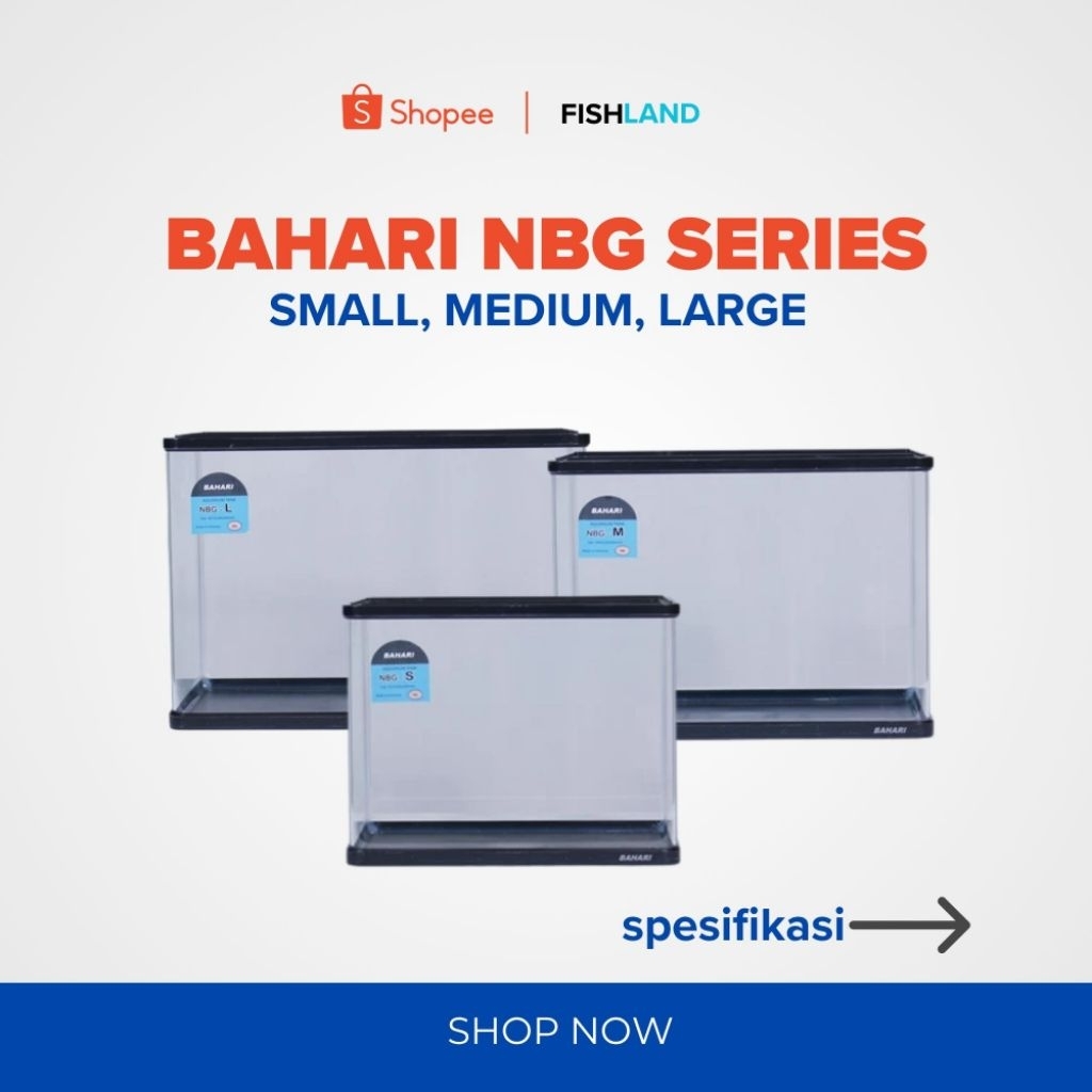 Aquarium Bahari NBG Series Aquarium Bending Aquascape Lengkung (Tanpa List)