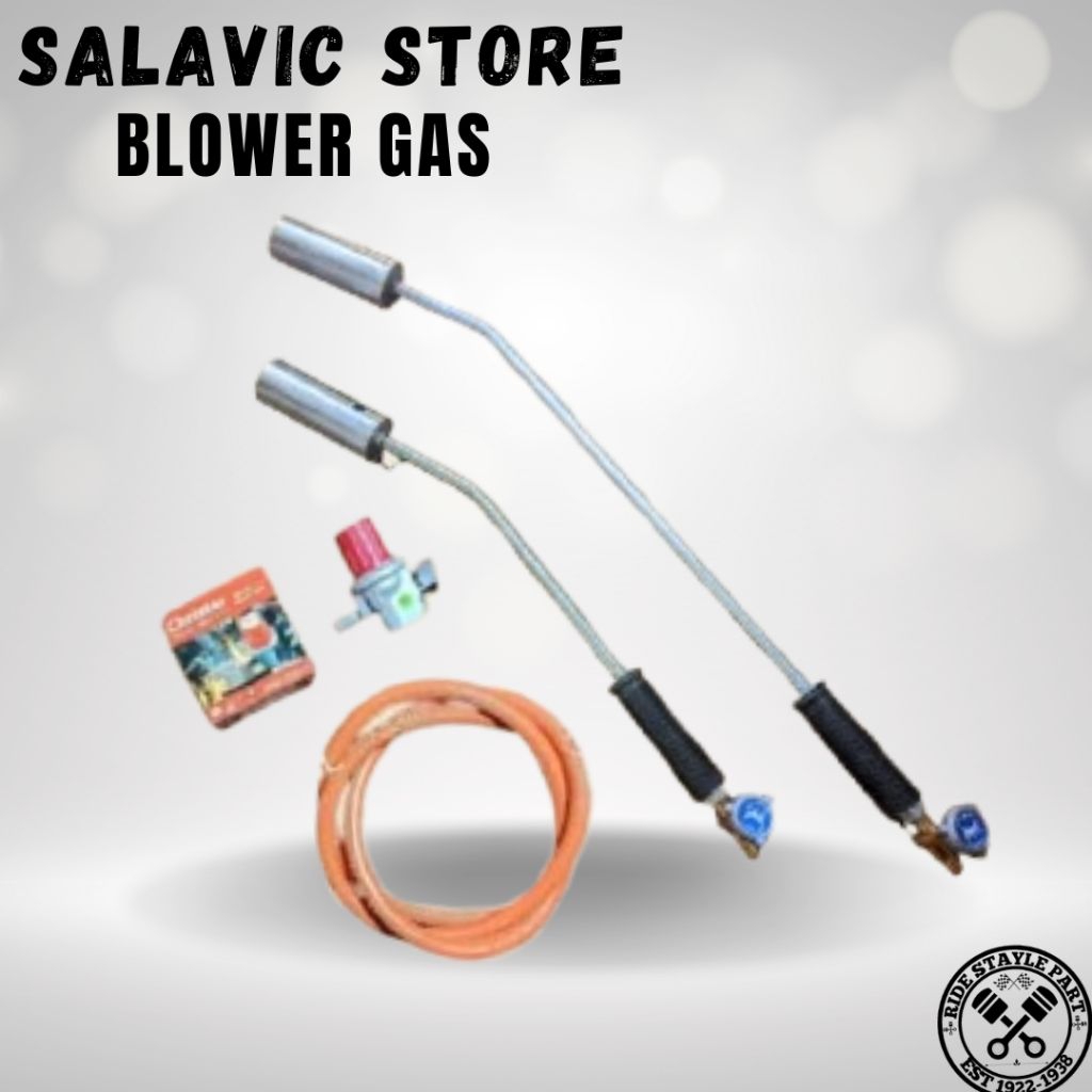 kompor blower gas LPG, alat bakar rumput kompor tikus bakar kulit sapi 55 cm dan 75 cm gas torch