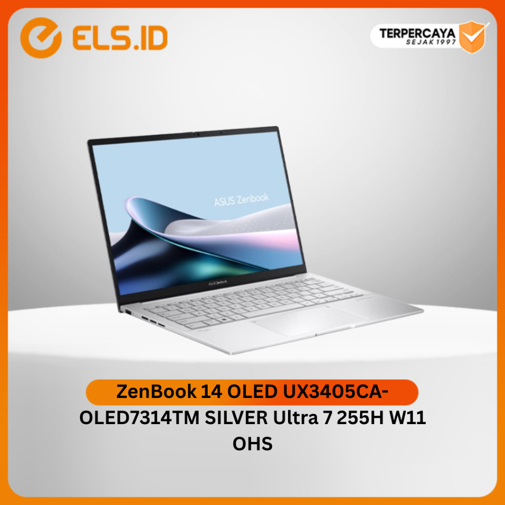 Asus ZenBook 14 OLED UX3405CA-OLED7314TM SILVER Ultra 7 255H W11 OHS