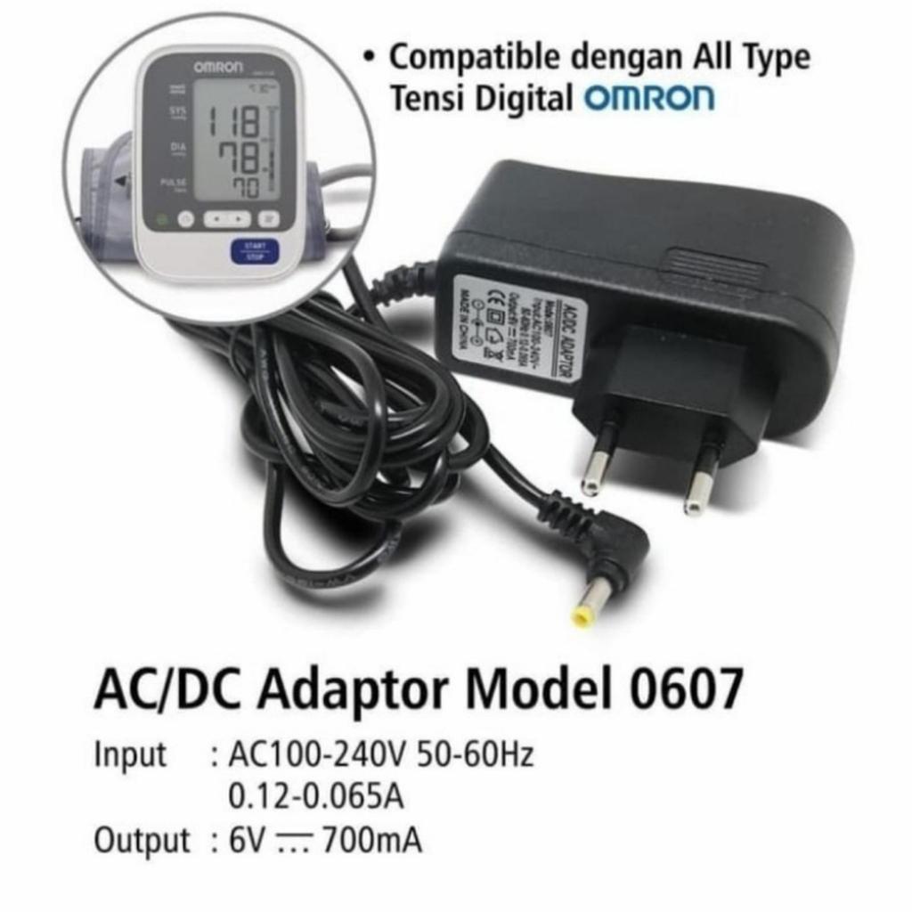 ADAPTOR OMRON TENSIMETER SEMUA JENIS OMRON ORI 100% ( BISA COD )