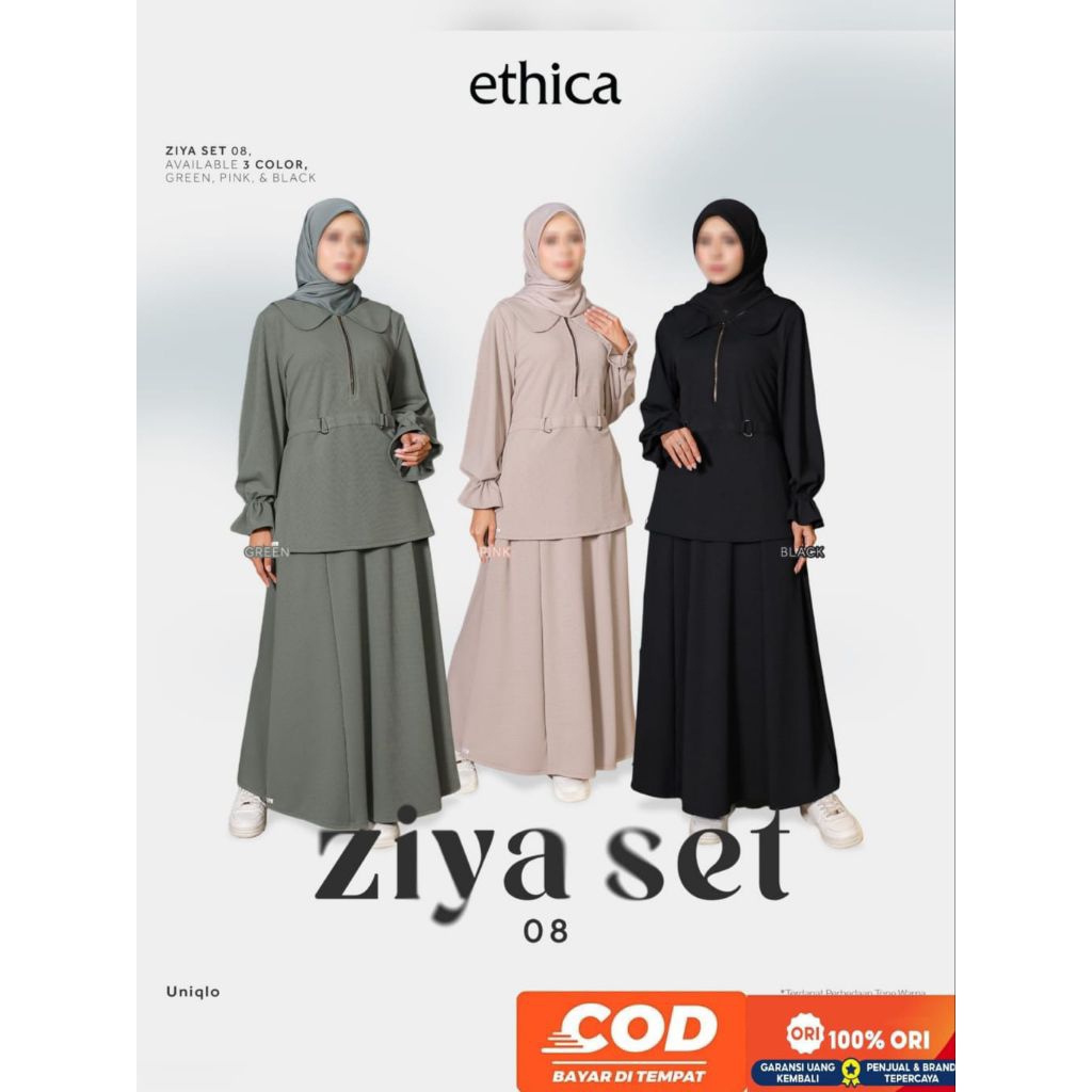 ETHICA | Ziya Set 08 - Setelan Ethica Terbaru - Original - Setelan Daily Ethica