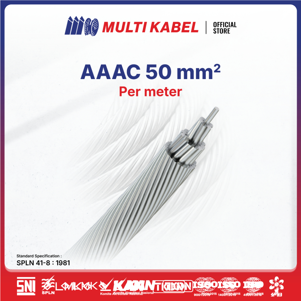MULTI KABEL-AAAC 50 mm²-Permeter