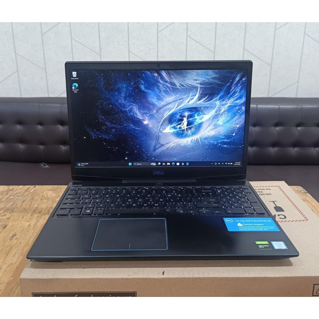 Laptop Dell G3 3590 Core i7-9750H Ram 8Gb SSD 512Gb Nvidia Geforce GTX 1660Ti 6GB Keyboard Backlight