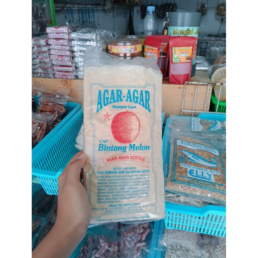 Agar Agar Kertas Rumput Laut Alami Cap Apel