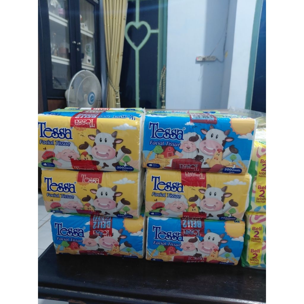 [MURAH] TESSA TISSUE 200sheet 2 ply.