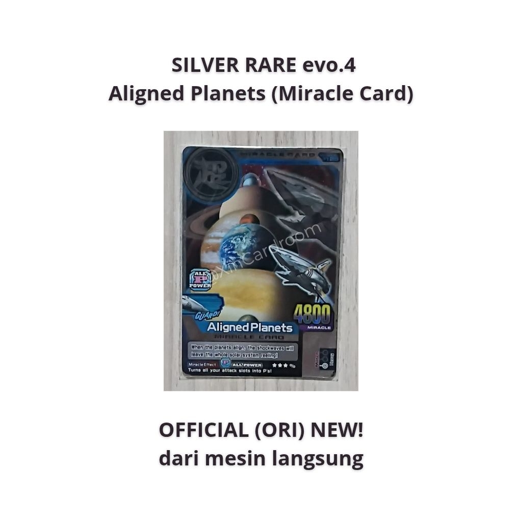 Aligned Planets Silver Rare Animal Kaiser evo. 4 Original Card | Bandai Namco Japan | Official Arcad