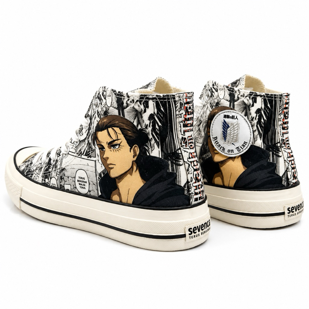 SEVENCA SEPATU SERI AOT “EREN YEAGER” HIGH