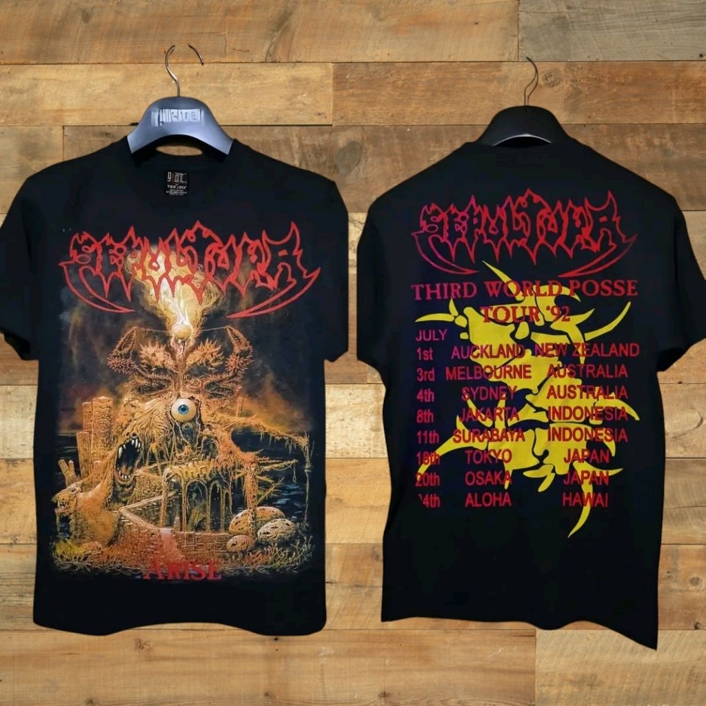 kaos SEPULTURA arise indonesia