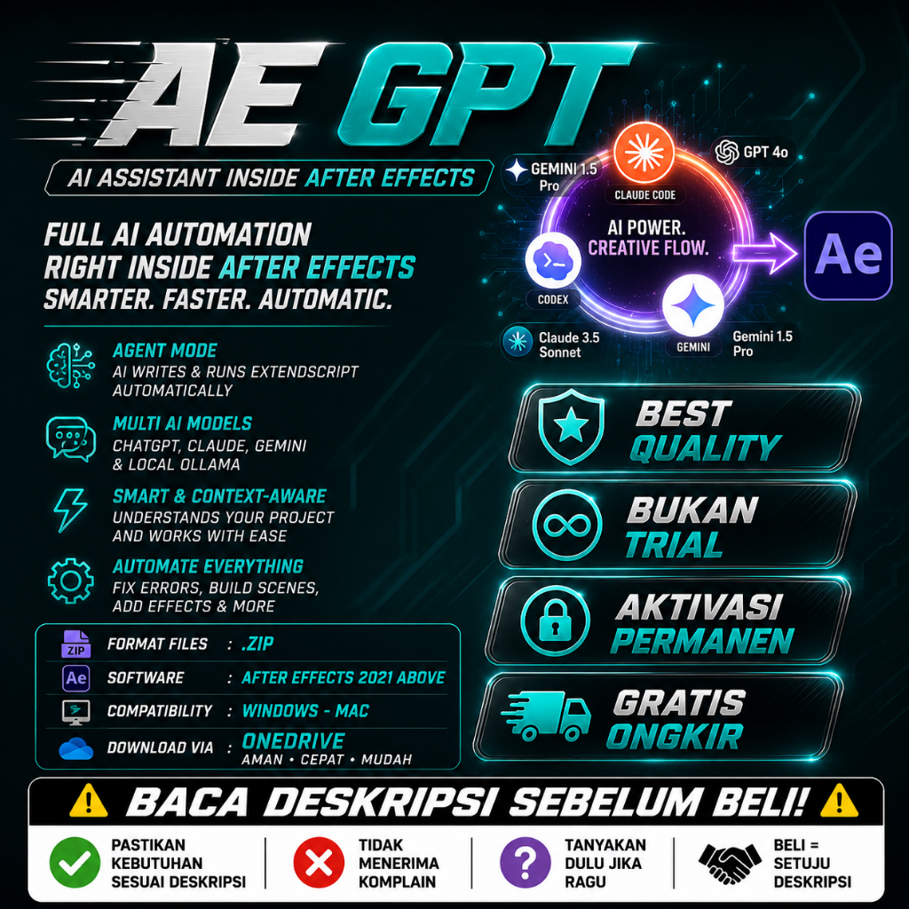 After Effects Plugin - AE GPT v1.2.6 - WIN MAC - 150626