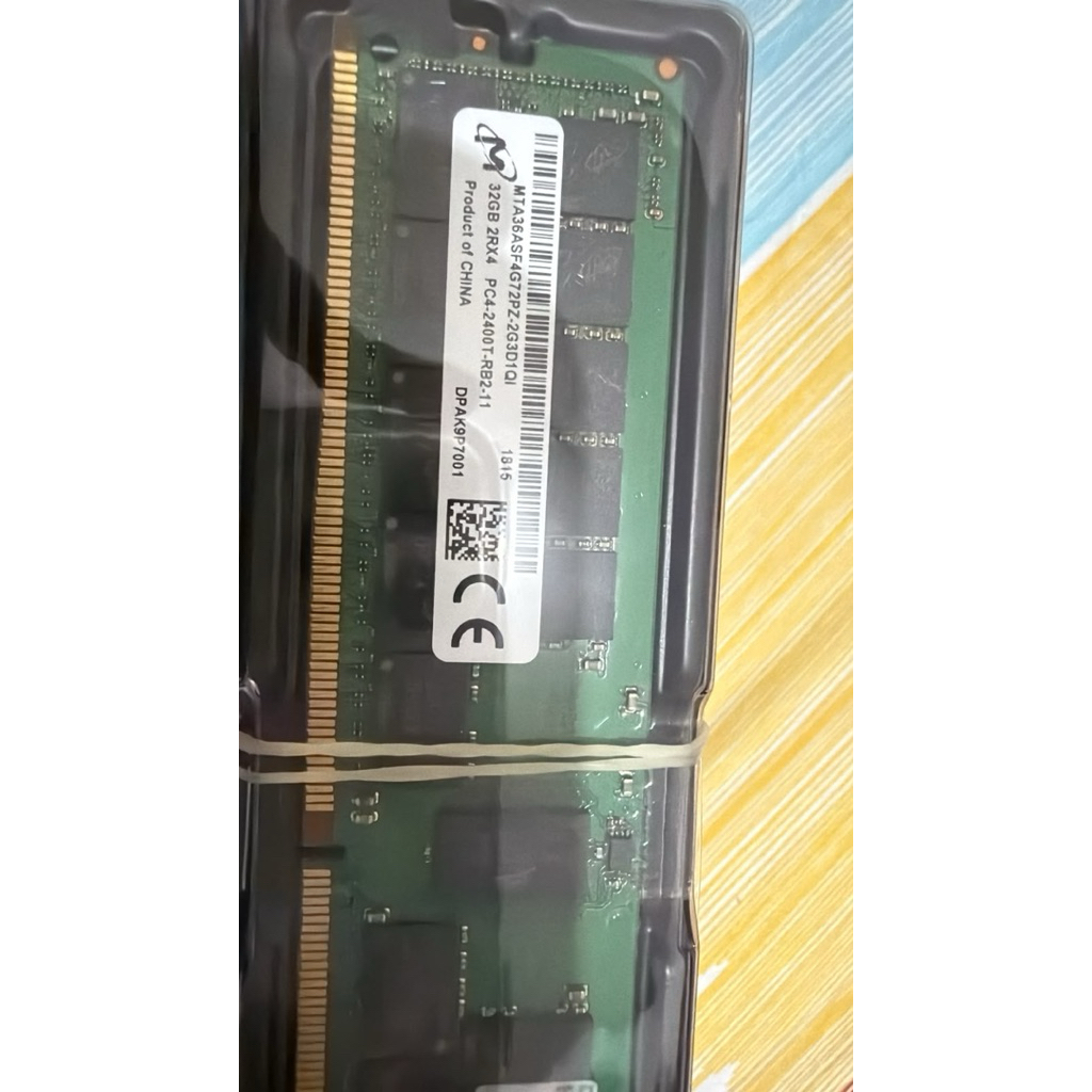 RAM Server 32GB DDR4 ECC Registered 2400MHz PC4-2400T