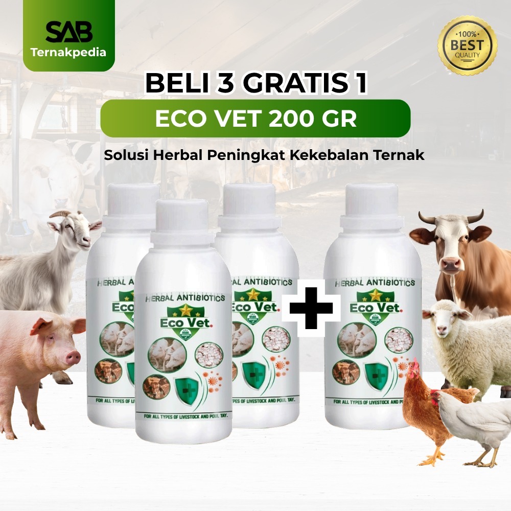 Ecvet Herbal Sapi - Kambing - Domba - Ecovet Herbal
