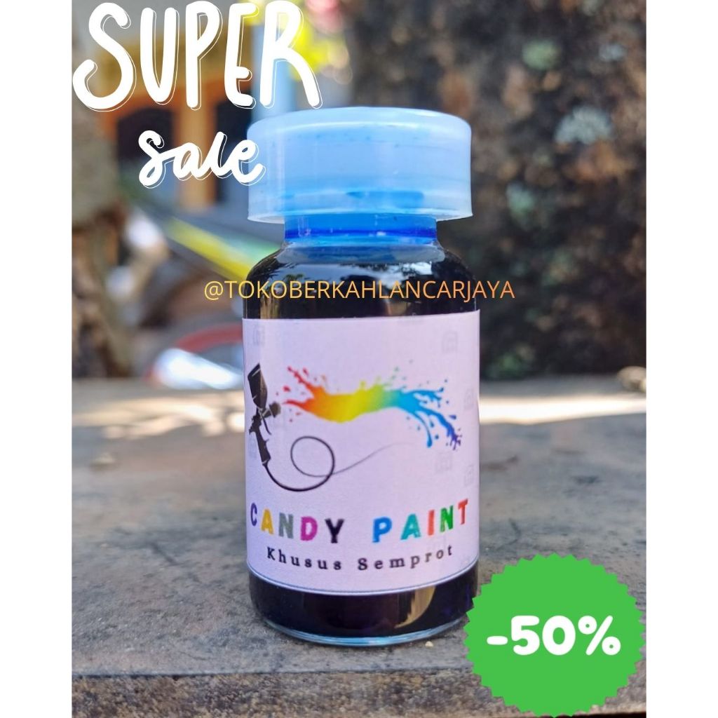 (SEMPROT) 12,5 ML CANDY PAINT CANDY CHROME CAT VELG MOTOR PERMANEN CAT OLES CHROME INSTAN