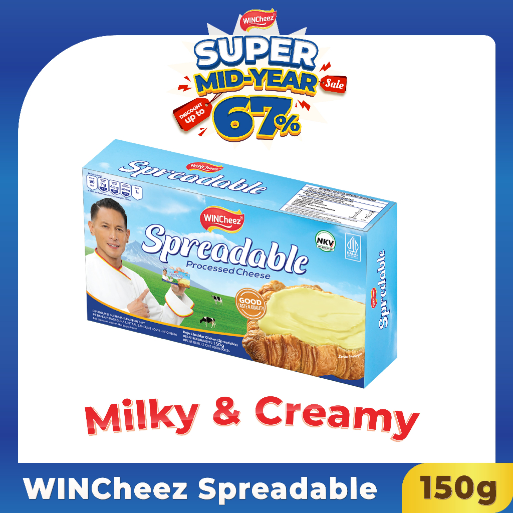 WINCheez Keju Spreadable 150 Gram
