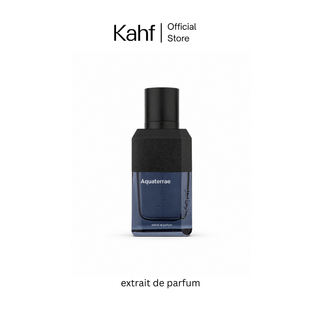 Kahf Aquaterrae Extrait de Parfum x Iga Masardi - Full & Mini Size / Travel Size - 50 ml & 5 ml - Or