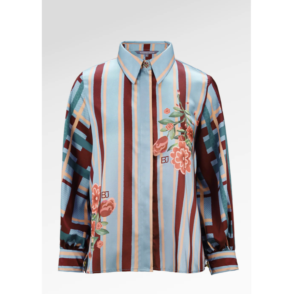 Benang Jarum Selena Crop Shirt
