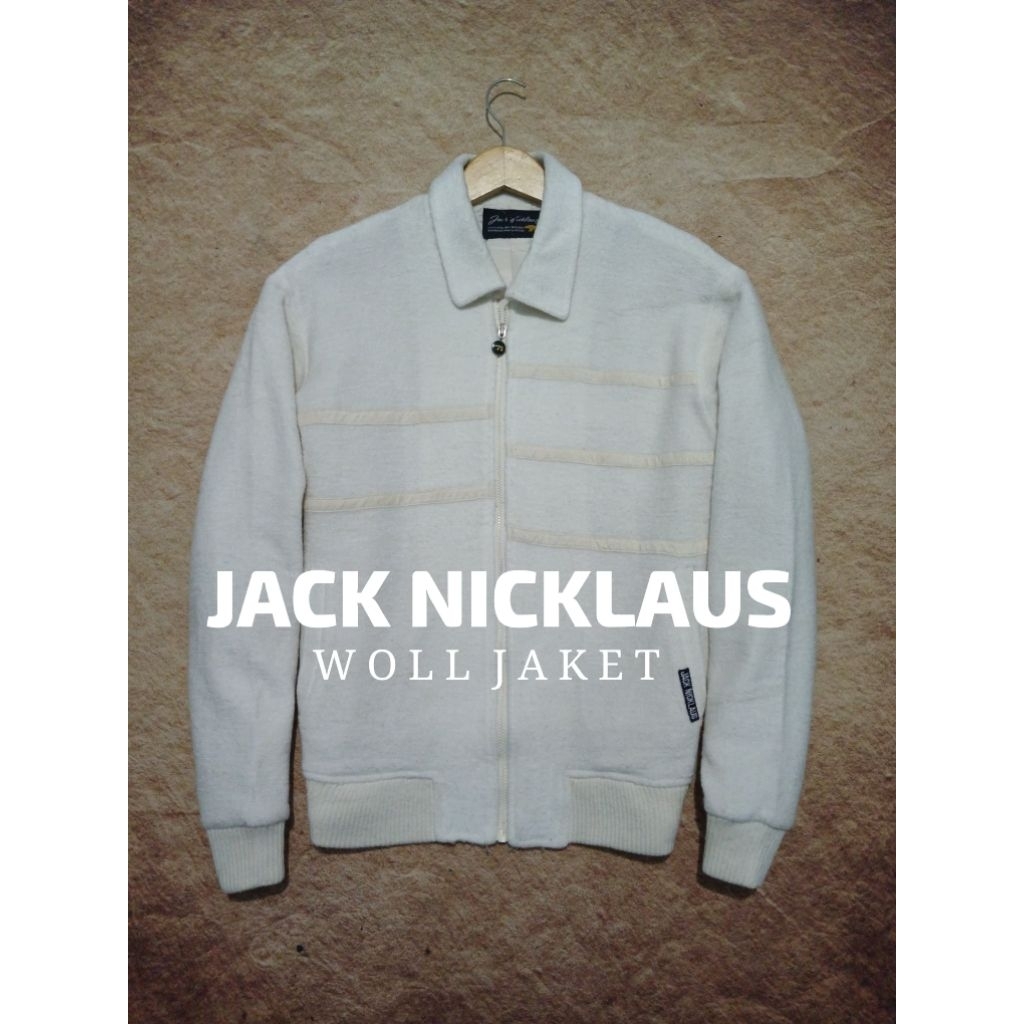 jaket JACK NICKLAUS bahan woll bekas pakai recomend
