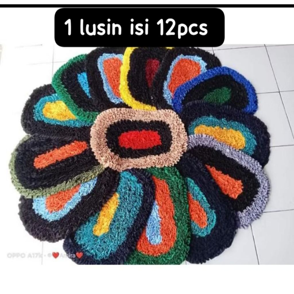 KESET BAHAN KAIN PERCA KAOS HALUS