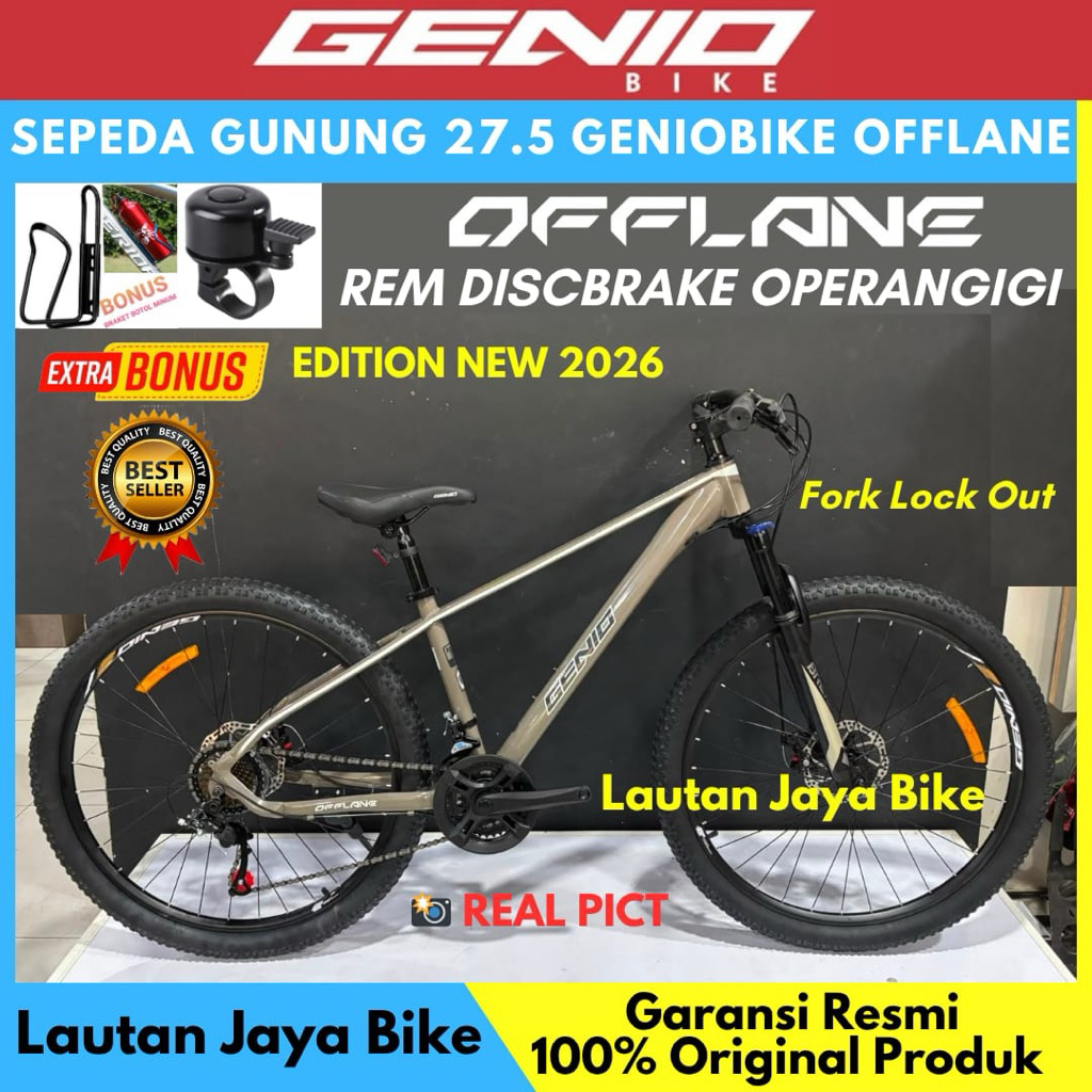 Sepeda Gunung 27.5 MTB GENIO OFFLANE M3411 M544 M545 M701 by Unitedbike