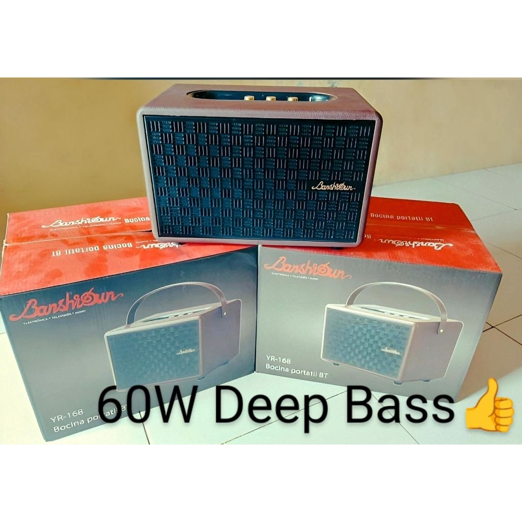 SPEAKER YR168 60W DEEP BASS