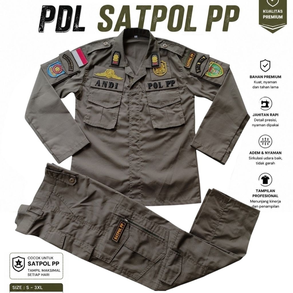 PDL SATPOL PP LENGKAP LOGO